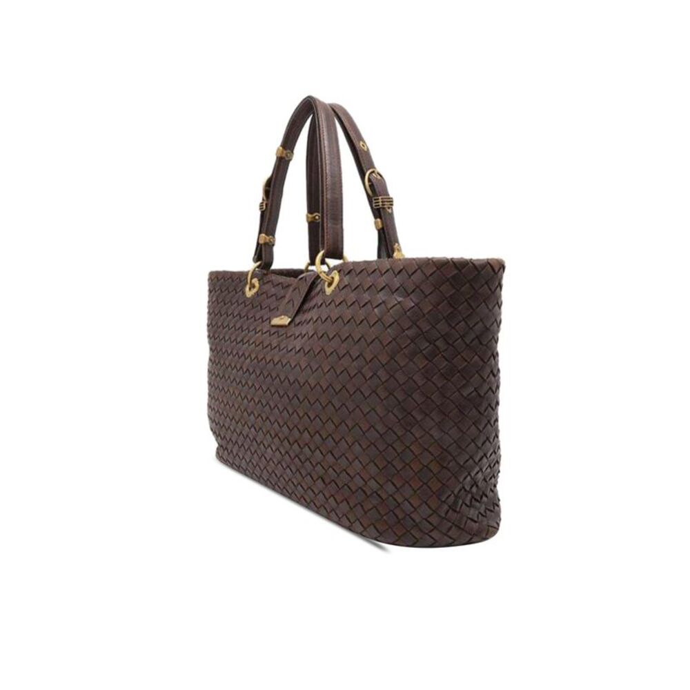 Pre Loved Bottega Veneta Large Nappa Intrecciato Capri Tote - Picture 2 of 8